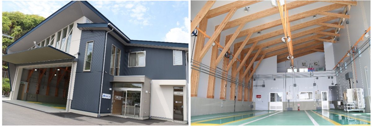 富士急バスが大月営業所を環境配慮型に全面リニューアル