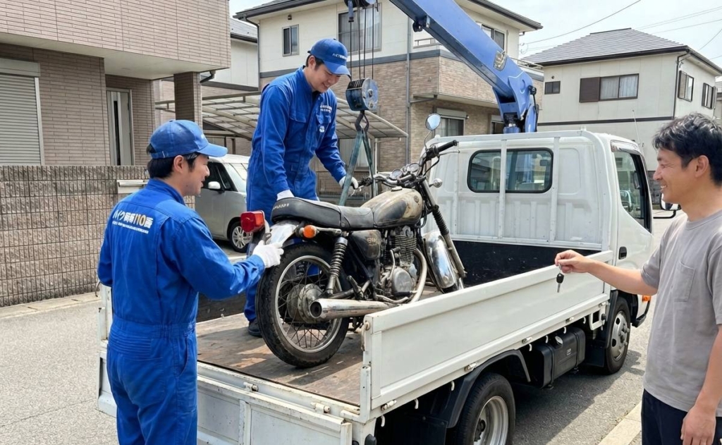 二輪車の回収と廃車手続きを支援 例外費用も事前説明の強化を