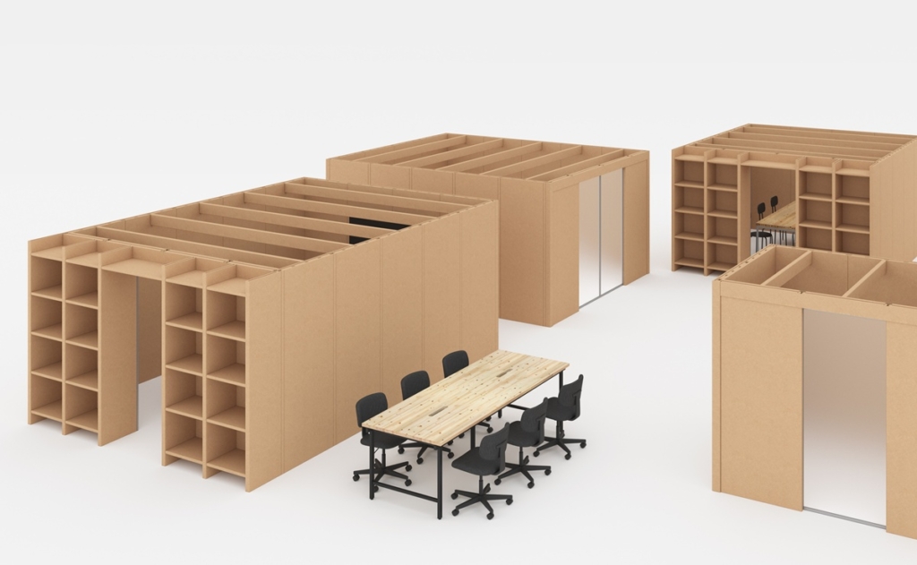 工具不要で移設可能な強化ダンボールブース発売株式会社良品計画アイキャッチ