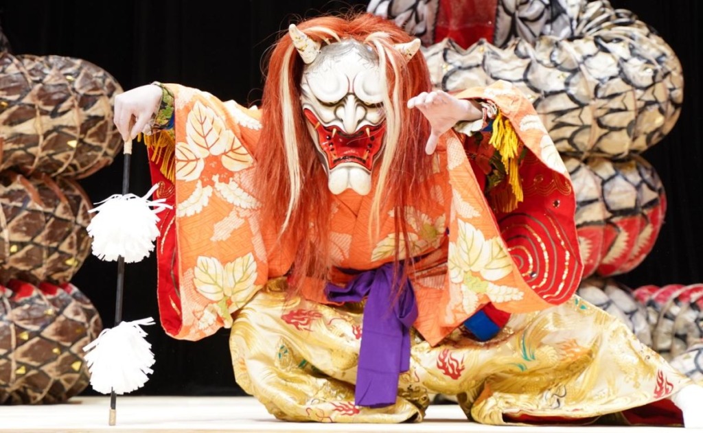 安芸区民まつりステージ演目「天神神楽団」